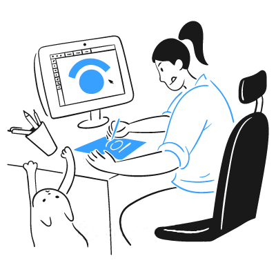 相談するイラスト