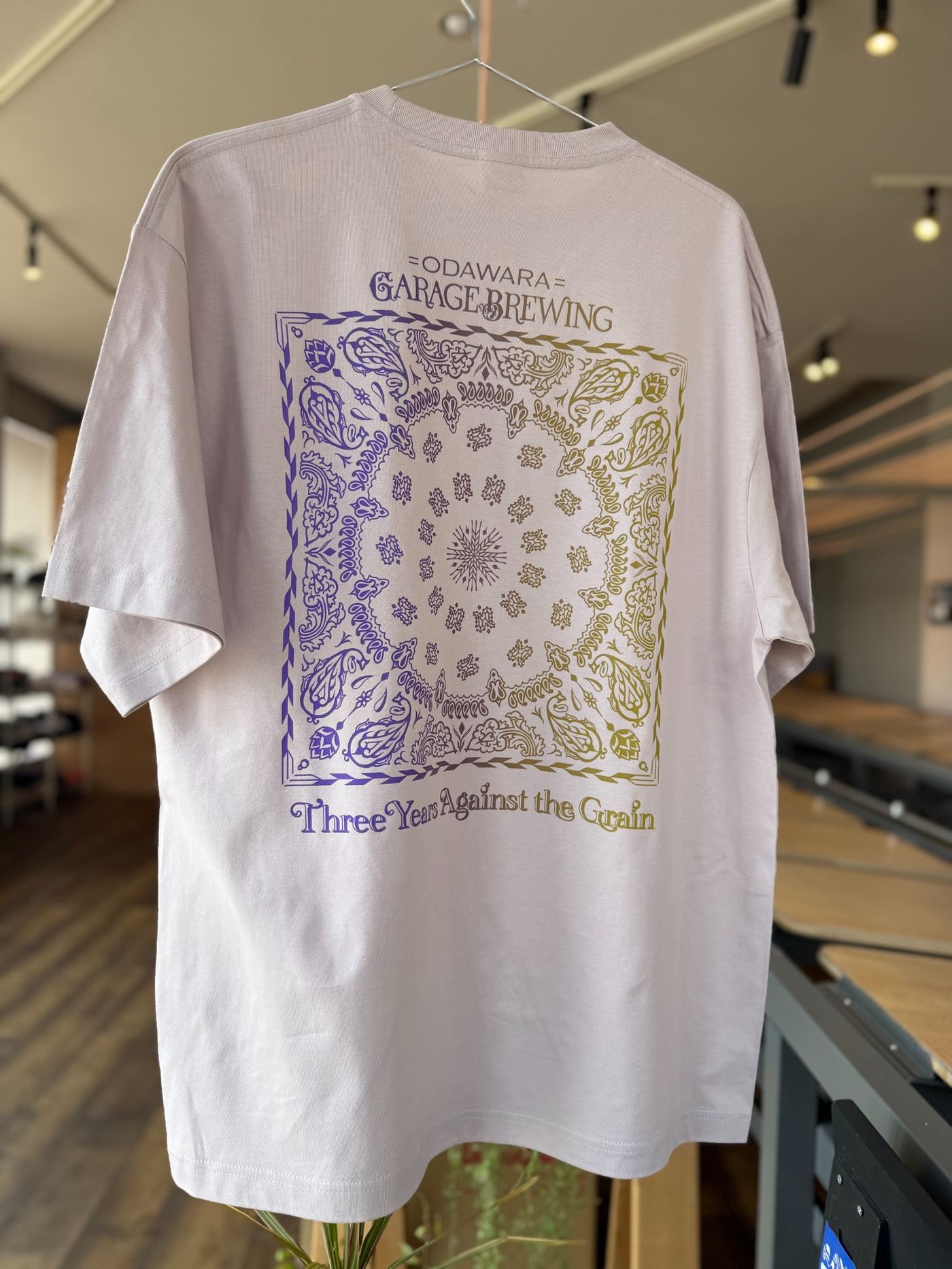ODAWARA GARAGE BREWING Tシャツの背面全体